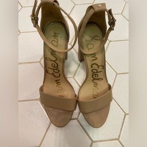 Sam Edelman block heels-nude